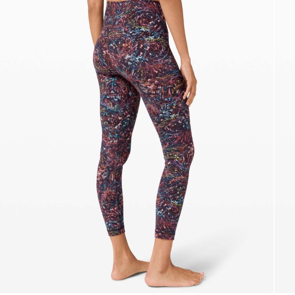 Lululemon Align High-Rise Pant 25” Foliage Overlay Multi